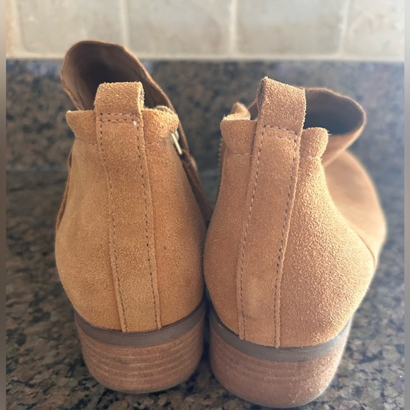 TOMS Womens Deia Casual Suede Booties- Caramel Brown/ Size 11 - Picture 12 of 13